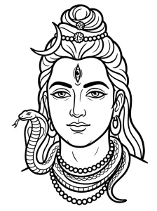 Creative Lord Shiva Coloring Pages - Free Printable