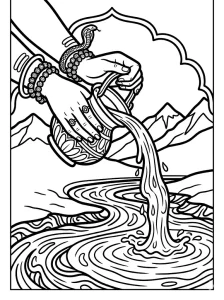 Classic Lord Shiva Coloring Pages - Free Printable