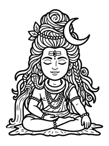 Printable Lord Shiva Coloring Pages - Free Printable