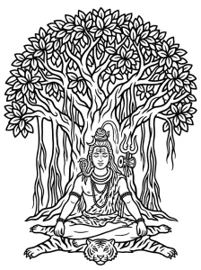 Creative Lord Shiva Coloring Pages - Free Printable